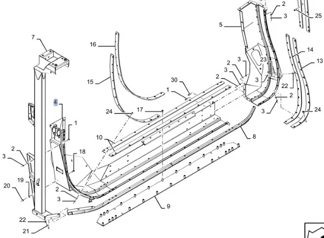 87648899 - пластина скольжения
